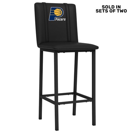 Dreamseat Bar Stool 500 with Indiana Pacers Logo, 2PK XZ500BSDBLK-PSNBA31000A